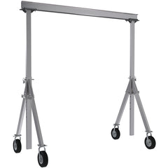 Aluminum Gantry Crane W/Pnu Caster 8 × 12 - Exact Tool & Supply