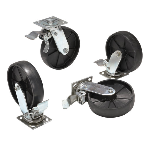 Alum Gantry Crane Caster 8 × 2 Total Lock - Exact Tool & Supply