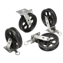 Alum Gantry Crane V-Groove W/Locks 8 × 2 - Exact Tool & Supply