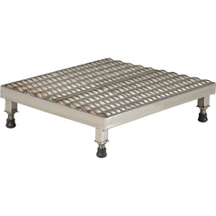 ‎Adj SS Work Stand 6.75-8.75 H 24 × 23.5 - Exact Tool & Supply