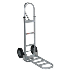 Alum P-Handle Hand Truck Hard Rubber - Exact Tool & Supply