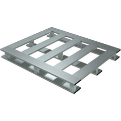 Heavy Duty Aluminum Half Pallet Skid Bottom 40 × 24 - Exact Tool & Supply