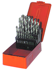 25 Pc. 1mm - 13mm by .5mm Cobalt Surface Treated Jobber Drill Set - Exact Tool & Supply