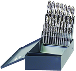 29 Pc. 1/16" - 1/2" by 64ths HSS Surface Treated Screw Machine Drill Set - Exact Tool & Supply
