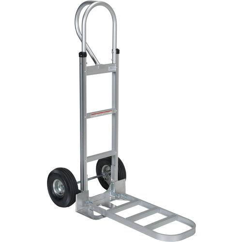 Aluminum P-Handle Hand Truck Pneumatic - Exact Tool & Supply