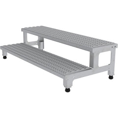 Adj SS Step Mate Stand 2 Step 47.75 × 22.75″ - Exact Tool & Supply