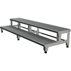 Adj Alum Step Mate Stand 2 Step 72.06 × 22.75 - Exact Tool & Supply