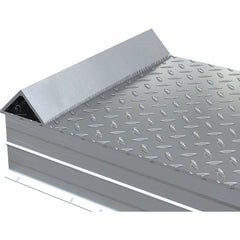 Alum Tread Whl Riser W/ Roll Of Guard 54 × 18 × 8 - Exact Tool & Supply