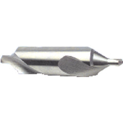 #2 × 2″ OAL 60 Degree Carbide Plain Combined Drill and Countersink Uncoated - Exact Tool & Supply
