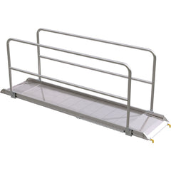 Alum Walk Ramp Handrail Hook 121.56 × 28″ - Exact Tool & Supply