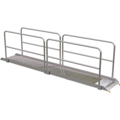 Alum Walk Ramp Handrail Hook 145.43 × 28″ - Exact Tool & Supply