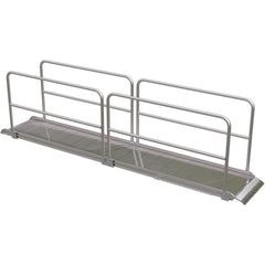 Alum Walk Ramp Handrail Overlap 168 × 28″ - Exact Tool & Supply