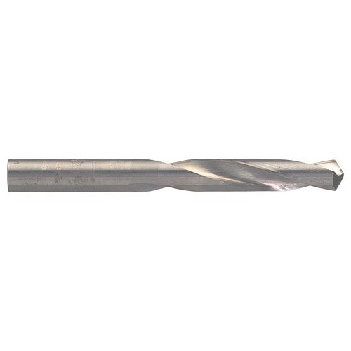 #44 Dia. x #44 Shank × 1″ Flute Length × 2″ OAL, Bright, Solid Carbide Drill - Exact Tool & Supply