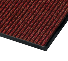 3'x4' Red Rib Carpet Entry Mat - Exact Tool & Supply