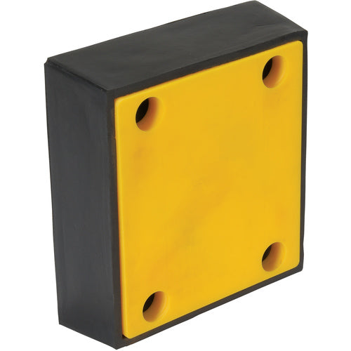 Pvc Face Molded Rubber Bumper 4 × 12 × 13 - Exact Tool & Supply