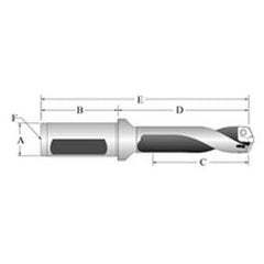 60514S-075F Spade Drill Holder - Exact Tool & Supply