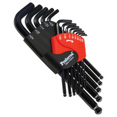 13 Pieces Long Arm Ball Hex Key Set - Fractional - Exact Tool & Supply