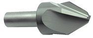 3/4" Size-1/2" Shank-90° 2/4 Flute Single End 3N1 Drill Point Countersink - Exact Tool & Supply