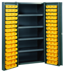 38 x 24 x 72'' (96 Bins Included) - Bin Storage Cabinet - Exact Tool & Supply