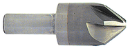 1/2 6 Flute Chatterless Carbide Countersink 60 Deg - Exact Tool & Supply