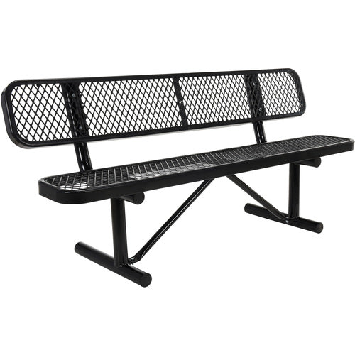 Bench Expanded Metal 72 Black - Exact Tool & Supply