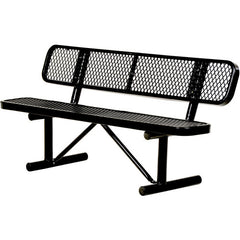 Bench Expanded Metal 96 Black - Exact Tool & Supply