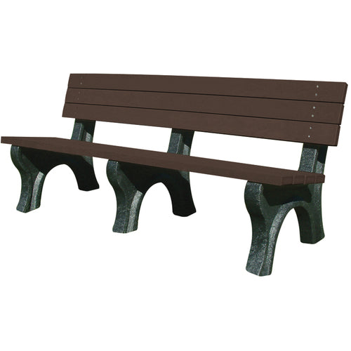 Bench Deluxe Backed 2672 Bk Leg Brown Seat - Exact Tool & Supply