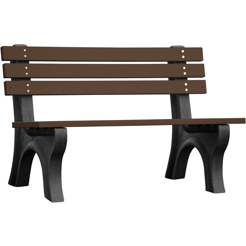 Bench Economy Backed 48 Bk Leg Brown Seat - Exact Tool & Supply