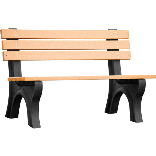 Bench Economy Backed 48 Bk Leg Cedar Seat - Exact Tool & Supply