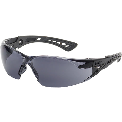 RUSH+ - Smoke Lens - Black & Gray Frame PC ASAF Platinum - Exact Tool & Supply