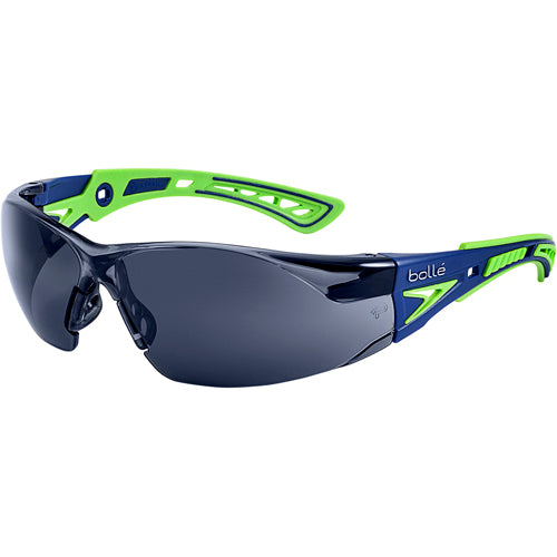 RUSH+ - Smoke Lens - Blue & Green Frame PC ASAF Platinum - Exact Tool & Supply