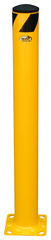 Bollards - Indoors/outdoors to protect work areas, racking and personnel - Powder coated safety yellow finish - Molded rubber caps are removable - Exact Tool & Supply