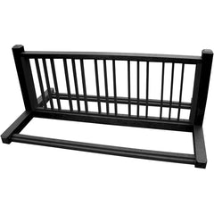 Bike Rack Black/Black Insert 10 Position - Exact Tool & Supply
