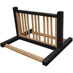Bike Rack Black/Cedar 6 Positions - Exact Tool & Supply