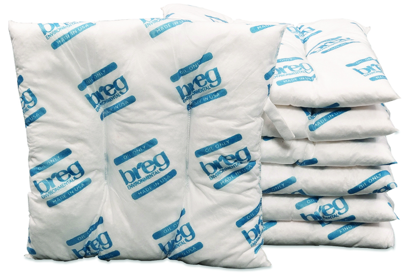 #BOP1717 Oil-Only Pillow 17" x 17" 16 Per Box - Sponge Absorbents - Exact Tool & Supply