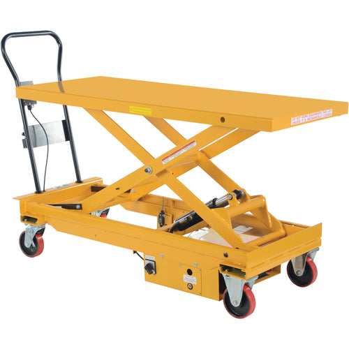 Dc Power Hydr Scissor Cart 1K 60 × 24.5 - Exact Tool & Supply
