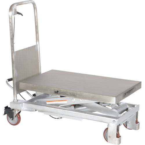 Partial SS Scissor Cart 1K 32.5 × 19.75 - Exact Tool & Supply