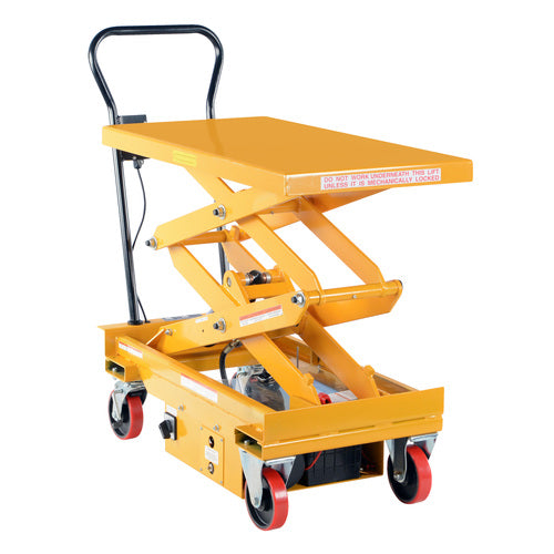 Dc Power Hydr Scissor Cart 1K 39.75 × 20.5 - Exact Tool & Supply