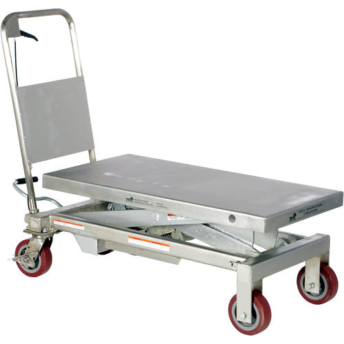 Ss Single Scissor Cart 1.75K 20 × 39.5 - Exact Tool & Supply