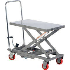 Aluminum Elevating Cart 220lb 15.75 × 27 - Exact Tool & Supply