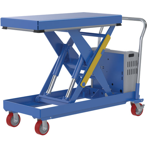 Hydraulic Elevating Cart 20 × 40 2000 12V Dc - Exact Tool & Supply