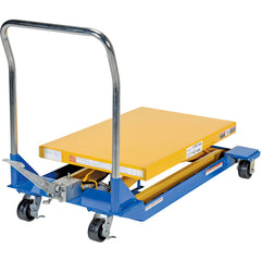 Foot Pump Scissor Cart 1K 36 × 24 - Exact Tool & Supply