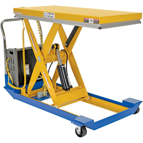 Dc Powered Scissor Cart 1K 48 × 24 - Exact Tool & Supply