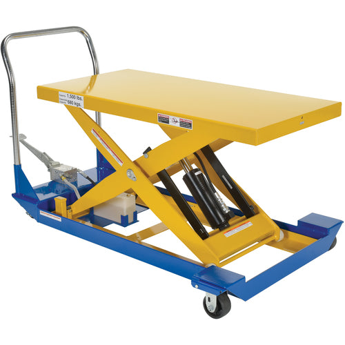 Foot Pump Scissor Cart 1.5K 48 × 24 - Exact Tool & Supply