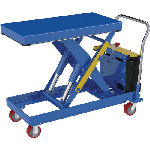 Hydraulic Elevating Cart 20 × 40 2500 lb 12Dc - Exact Tool & Supply