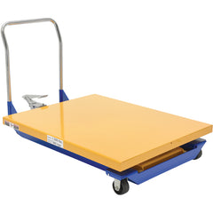 Foot Pump Powered Scissor Cart 1.5K48 × 40 - Exact Tool & Supply