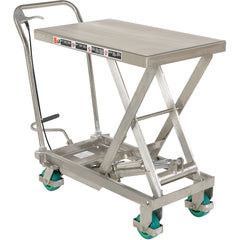 Cart Scissor 500lb Capacity Stainless Steel - Exact Tool & Supply