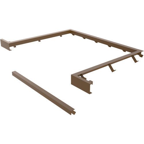 Dockleveler Option-Curb Angle Set 6 × 6 - Exact Tool & Supply