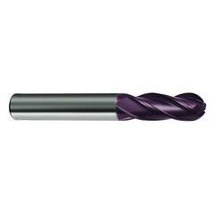 6mm Dia. - 57mm OAL - 30 Helix Firex CBD Ball Nose EM - 4 FL - Exact Tool & Supply
