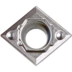 CCMT 3251 HQ CA5525, 1/64″ Corner Radius, 5/32″ Thick, 3/8″ Inscribed Circle, TiCnulll2O3/TiN, Diamond, Turning Indexable Insert - Exact Tool & Supply
